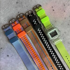 Evora Digital Watch with 5 Straps & 2 Replacement Face Plates